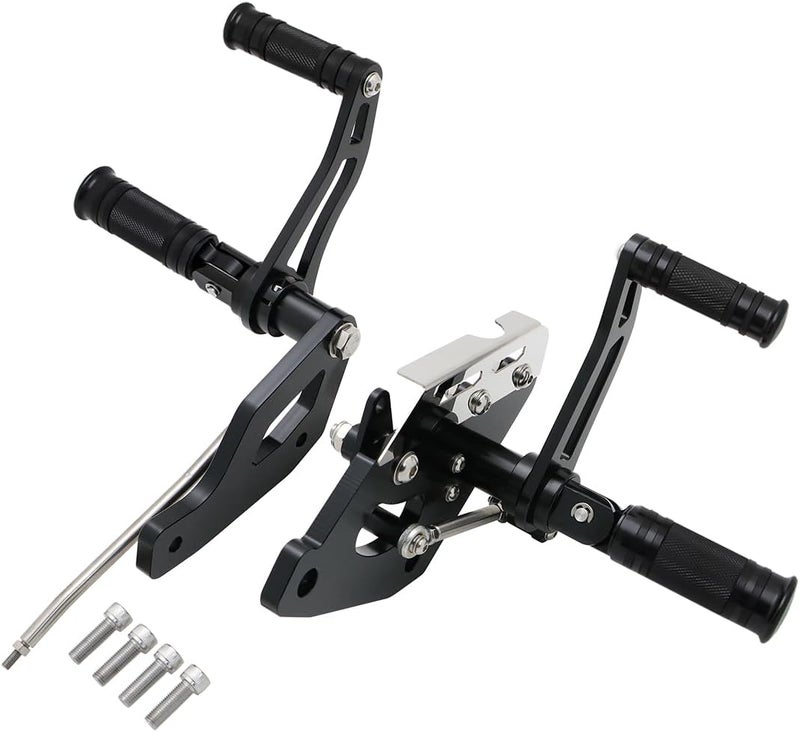 FENGREN Motorcycle 4"Forward Controls Footpegs Levers Linkages Compatible with Kawasaki Vulcan 900 VN900 Classic 2006-2023 - Image 2